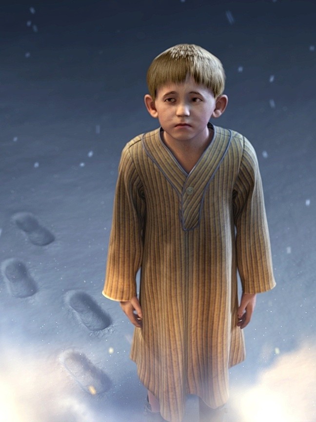 nerd from polar express