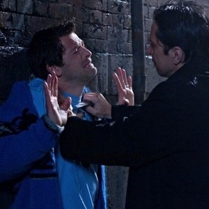 Supernatural, Misha Collins (L), Carlos Sanz (R), 'The French Mistake', Season 6, Ep. #15, 02/25/2011, ©KSITE