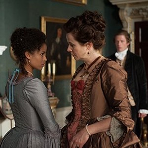 (L-R) Gugu Mbatha-Raw as Dido Elizabeth Belle and Emily Watson as Lady Mansfield in "Belle."