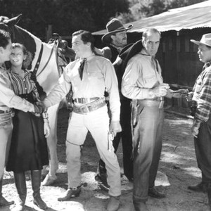 EL DIABLO RIDES, Bob Steele, Claire Rochelle, Carleton Young, Ted Adams, Kit Guard, 1939
