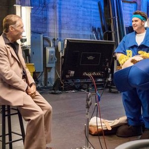 MASCOTS, from left: Fred Willard, Christopher Moynihan, 2016. ph: Scott Garfield/© Netflix