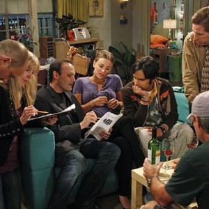 The Big Bang Theory, Bill Prady (L), Kaley Cuoco (C), Kunal Nayyar (R), 09/24/2007, ©CBS