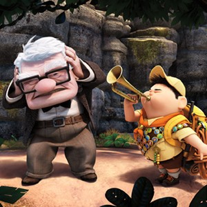 (L-R) Carl and Russell in "Up."