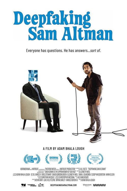 Deepfaking Sam Altman poster