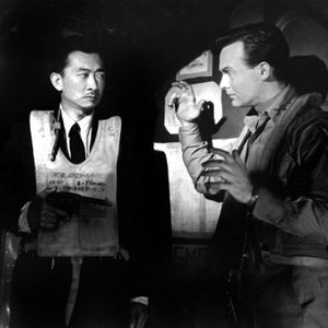 SEVEN WERE SAVED, from left: Richard Loo, Byron Barr, 1947