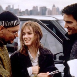 LOST SOULS, director Janusz Kaminski, Winona Ryder, Ben Chaplin on set, 2000, (c)New Line Cinema