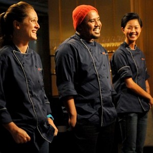 Top Chef, Brooke Williamson (L), Sheldon Simeon (C), Kristen Kish (R), 'Finale, Part 1', Season 10: Seattle, Ep. #16, 02/20/2013, ©BRAVO