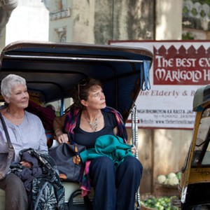 (L-R) Judi Dench as Evelyn and Celia Imrie as Madge in "The Best Exotic Marigold Hotel." photo 10