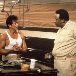 LOCK UP, Sylvester Stallone, Frank McRae, 1989, (c)TriStar Pictures