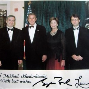 KHODORKOVSKY, Mikhail Khodorkovsky, President George W. Bush, Laura Bush, 2011. ©Kino Lorber
