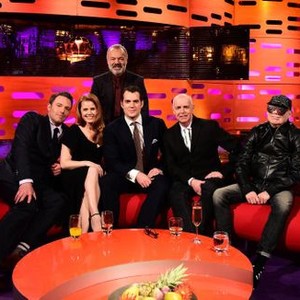 The Graham Norton Show, from left: Ben Affleck, Amy Adams, Graham Norton, Henry Cavill, 'Episode One', Season 18, Ep. #2, 10/10/2015, ©BBC