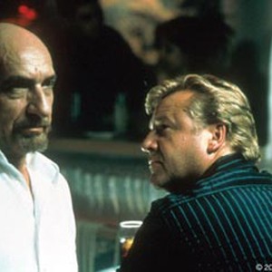 Ben Kingsley as Don Logan and Ray Winstone as Gal Dove in Jonathan  Glazer's "Sexy Beast."