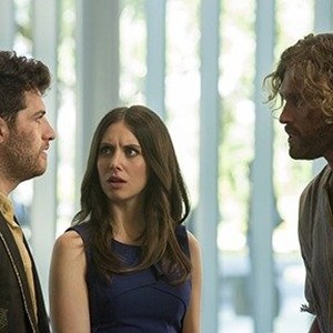 (L-R) Adam Pally as Evan, Alison Brie as Elizabeth and T.J. Miller as Jason in "Search Party."