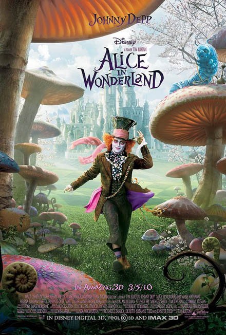 alice in wonderland cartoon movie characters