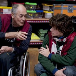 ME AND YOU, (aka IO E TE), from left: director Bernardo Bertolucci, Jacopo Olmo Antinori, on set, 2012, ©Emerging Pictures