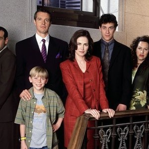 Rick Hoffman, Kyle Secor, Dana Delaney, Tom Everett Scott and Diana Maria Riva (top, from left); Scottie Leavenworth (bottom)