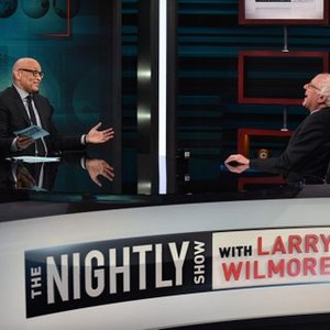 The Nightly Show With Larry Wilmore, Larry Wilmore (L), Bernie Sanders (R), 01/19/2015, ©CC