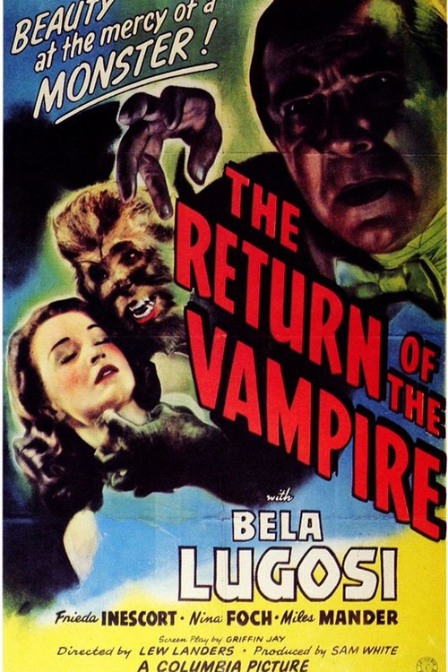 The Return of the Vampire poster