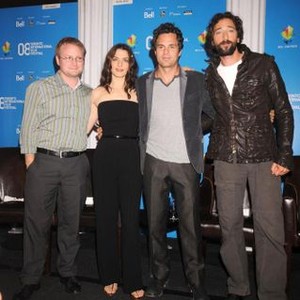 Rian Johnson, Rachel Weisz, Mark Ruffalo, Adrien Brody at the press conference for THE BROTHERS BLOOM Press Conference, Sutton Place Hotel, Toronto, ON, September 09, 2008. Photo by: Kristin Callahan/Everett Collection