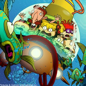 (Left to right) Lil DeVille, Nigel Thornberry, Angelica Pickles, Dil Pickles, Chuckie Finster and Tommy  Pickles in "Rugrats Go Wild." photo 17