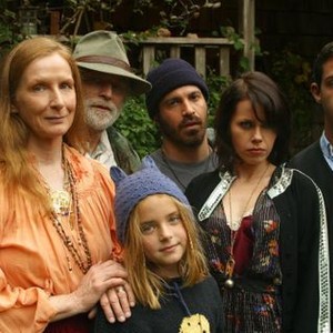 HUMBOLDT COUNTY, from left: Frances Conroy, Brad Dourif, Madison Davenport (foreground wearing purple hat), Chris Messina, Fairuza Balk, Jeremy Strong, 2008. ©Magnolia Pictures