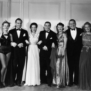 MAN ABOUT TOWN, Betty Grable, Phil Harris, Dorothy Lamour, Jack Benny, Isabel Jeans, Edward Arnold, Binnie Barnes, 1939