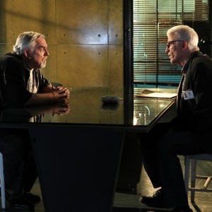 CSI: Crime Scene Investigation, John Ratzenberger (L), Ted Danson (R), 'Torch Song', Season 14, Ep. #3, 10/09/2013, ©CBS