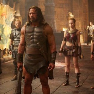 HERCULES, from left: Rufus Sewell, Aksel Hennie, Dwayne Johnson, Ingrid Bolso Berdal, Reece Ritchie, 2014. ph: Kerry Brown/©Paramount Pictures