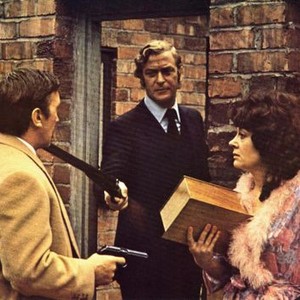 GET CARTER, George Sewell, Michael Caine, Rosemary Dunham, 1971