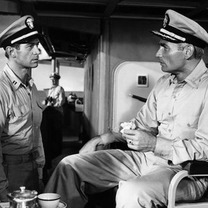 AWAY ALL BOATS, George Nader, Jeff Chandler, 1956