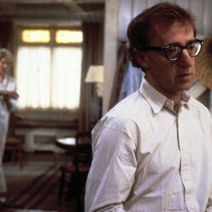 SEPTEMBER, Elaine Strich, director Woody Allen on set, 1987, (c) Orion