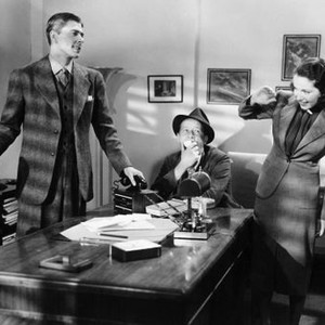 LOVE IS ON THE AIR, Ronald Reagan, Eddie Acuff, June Travis, 1937