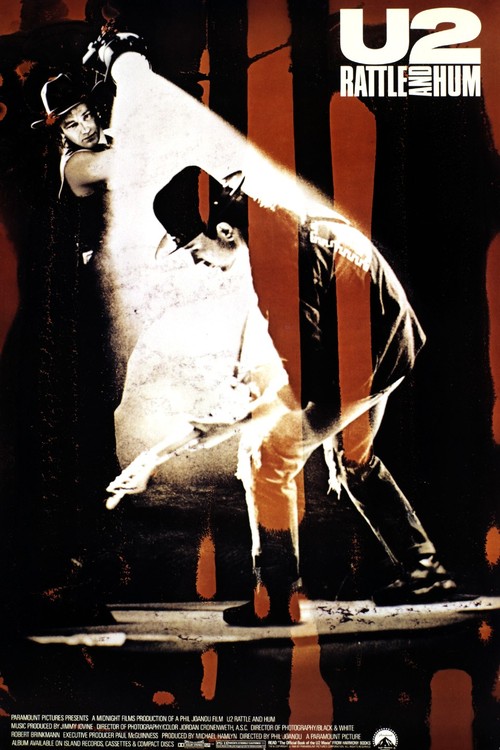 U2 Rattle and Hum poster