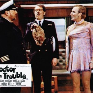 DOCTOR IN TROUBLE, from left: Robert Morley, Freddie Jones, Leslie Phillips, 1970