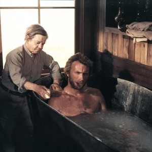 HIGH PLAINS DRIFTER, from left: Billy Curtis, Clint Eastwood, 1973, highplainsdrifter-fsct005(highplainsdrifter-fsct005.jpg)