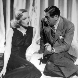 ANGEL, Marlene Dietrich, director Ernst Lubitsch on set, 1937