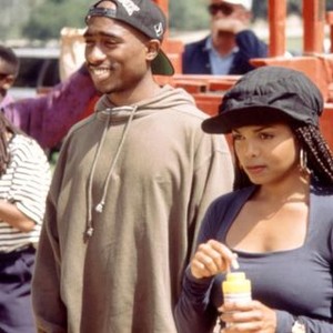 POETIC JUSTICE, Tupac Shakur, Janet Jackson on set, 1993, (c)Columbia Pictures