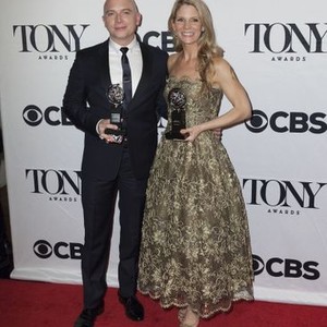 Michael Cerveris (Best Performance by an Actor in a Leading Role in a Musical for ''Fun Home''), Kelli O''Hara (Best Performance by an Actress in a Leading Role in a Musical for ''The King and I'') in the press room for The 69th Annual Tony Awards 2015 - Press Room, Radio City Music Hall, New York, NY June 7, 2015. Photo By: Lev Radin/Everett Collection