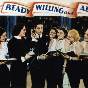 READY, WILLING AND ABLE, Wini Shaw, (in black), Ross Alexander, 1937