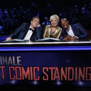 Last Comic Standing, Norm MacDonald (L), Roseanne Barr (C), Keenen Ivory Wayans (R), 'The Finale', Season 9, Ep. #9, 09/09/2015, ©NBC