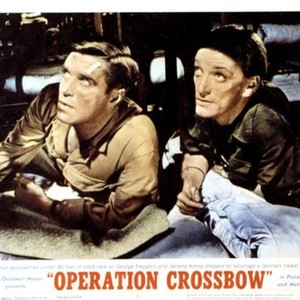 OPERATION CROSSBOW, George Peppard, Jeremy Kemp, 1965
