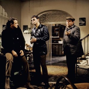 WAIT UNTIL DARK, from left: Richard Crenna, Alan Arkin, Jack Weston, 1967