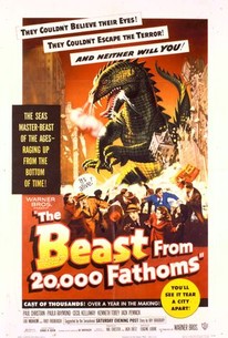 The Beast From 20,000 Fathoms poster