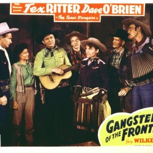 GANGSTERS OF THE FRONTIER, Dave O'Brien, Patty McCarty, Tex Ritter, Guy Wilkerson, 1944