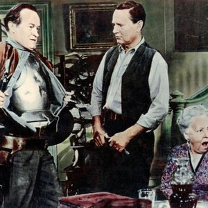 ALIAS JESSE JAMES, from left: Bob Hope, Wendell Corey, Mary Young, 1959