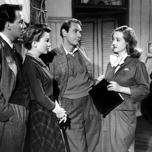 ALL ABOUT EVE, Hugh Marlowe, Anne Baxter, Gary Merrill, Bette Davis, 1950 TM and Copyright 20th Century-Fox Film Corp. All Rights Reserved