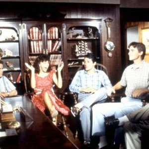 PORKY'S II: THE NEXT DAY, Dan Monahan (second from left), Kaki Hunter, Scott Colomby, Tony Ganios, Cyril O'Reilly, 1983, TM and Copyright (c)20th Century Fox Film Corp. All rights reserved.