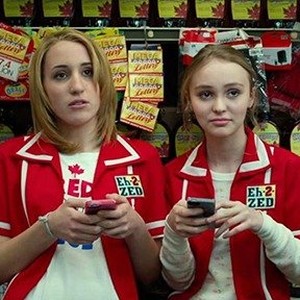 (L-R) Harley Quinn Smith as Colleen McKenzie and Lily-Rose Melody Depp as Colleen Collette in "Yoga Hosers." photo 15