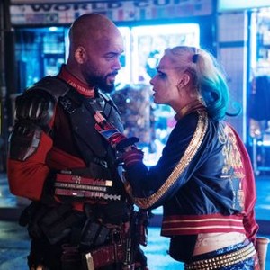 SUICIDE SQUAD, from left: Will Smith, Margot Robbie, 2016. ph: Clay Enos/© Warner Bros.