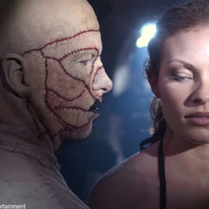 Alicia (Ona Grauer) is menaced by the evil Castillo (David Palffy) in HOUSE OF THE DEAD